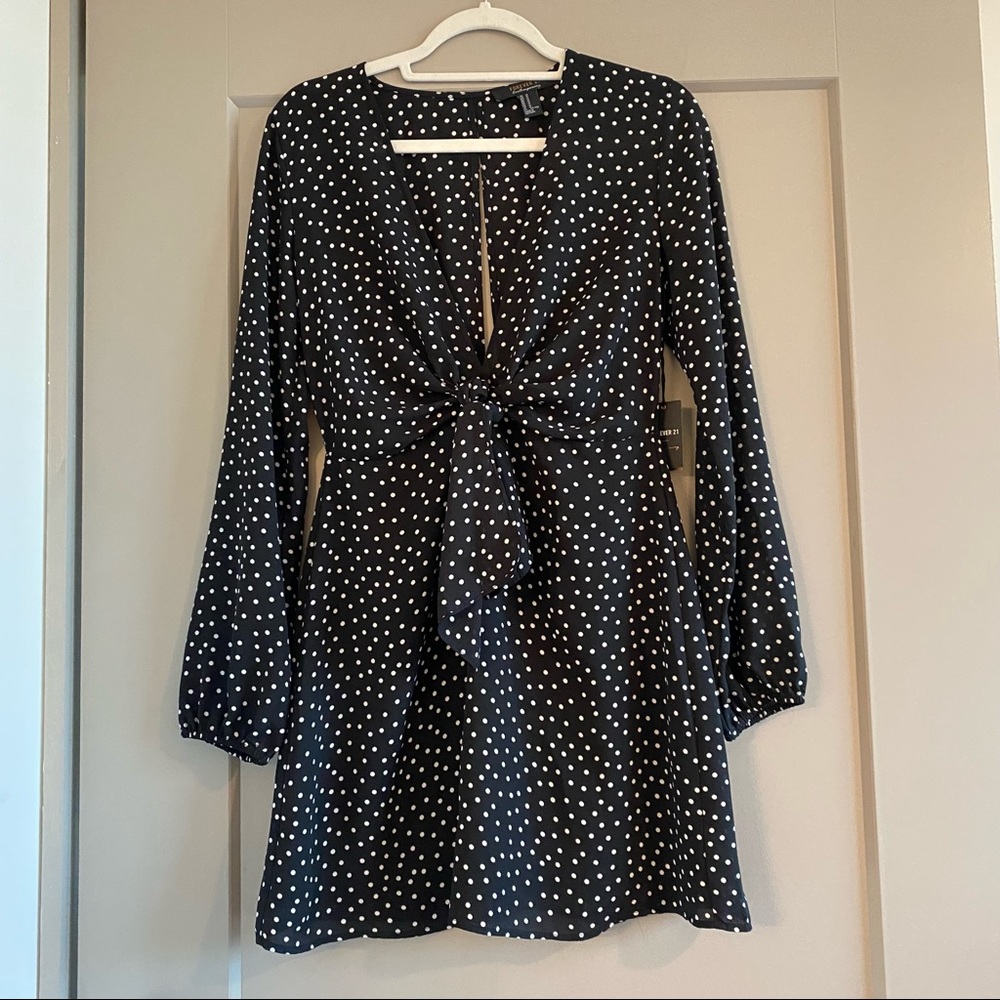Forever 21 Black and White Dress, Size M